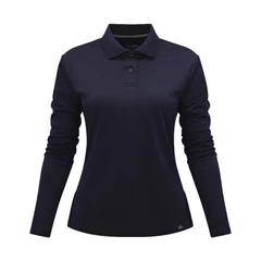 POLERA WAFFLE MUJER MANGA LARGA AZUL KUMEN