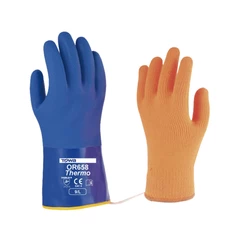 GUANTE OR658 PVC RESISTENTE AZUL TÉRMICO TOWA