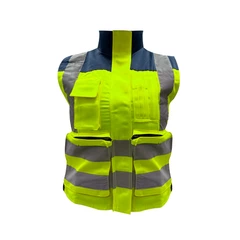 CHALECO MUJER PREMIER AMARILLO-AZUL KUMEN