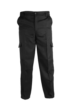 Pantalon Cargo Gabardina Negro Kumen