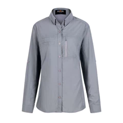 Blusa Outdoor Antiacida Gris Kumen