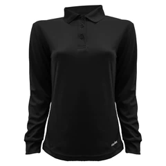 Polera Mujer Pique Cooldry Negra Kumen