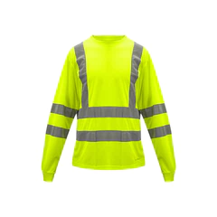 Polera Cooldry Cuello Redondo Hi Vis Amarillo Kumen