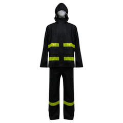 Traje Sealtop PU-PVC Antiácido Día y Noche con Cinta Reflectante Verde Siberia