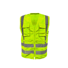 Chaleco Geologo 360° Poplin Amarillo Kumen