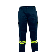Pantalon Cargo Dia y Noche Gabardina Land Azul Kumen