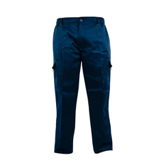 Pantalon Cargo Gabardina Azul Land Kumen