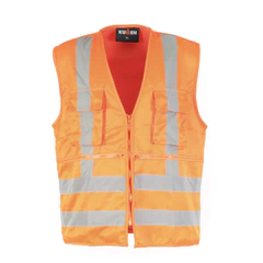 Chaleco Geologo 360° Poplin Naranjo Kumen