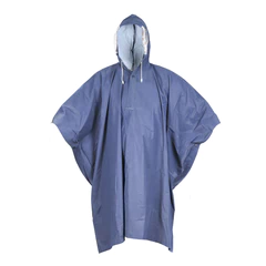 Poncho Sealtop PVC Azul con Cinta Reflectante Siberia
