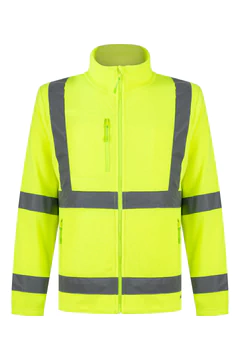 Polerón Micropolar Fluor Cinta Reflectante Amarillo Kumen