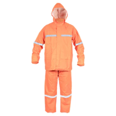 Traje Sealtop PU-PVC Antiácido Naranjo con Cinta Reflectante Siberia