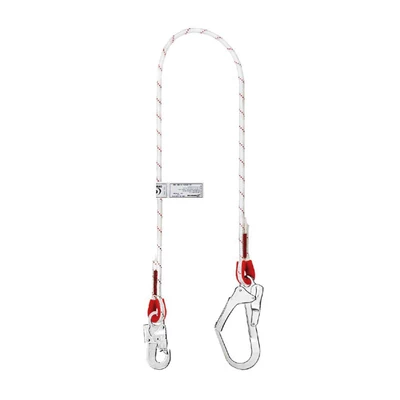 CABO DE VIDA TRENZADO CON MOSQUETON ESCALA RESISTOR