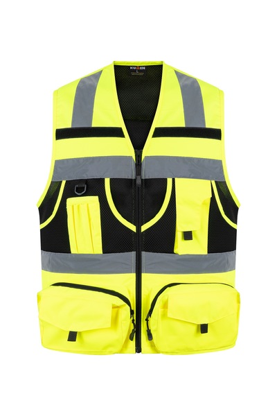 NEW CHALECO GEOLOGO MINERO AMARILLO KUMEN