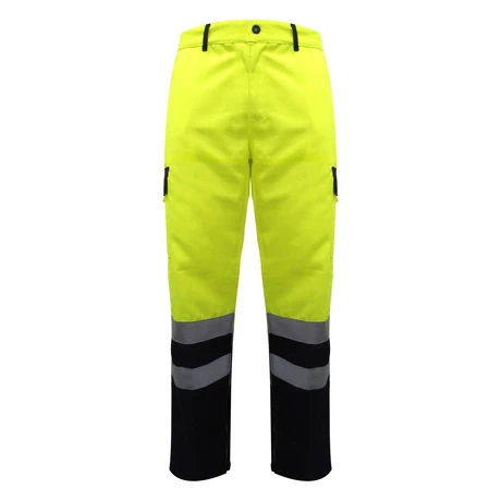 PANTALÓN CARGO ALTA VISIBILIDAD BICOLOR AMARILLO KUMEN