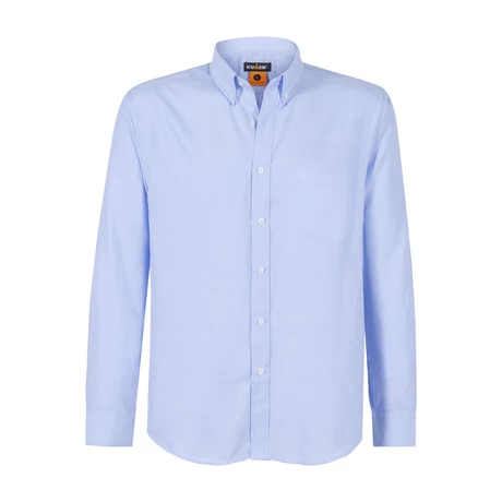 CAMISA OXFORD COLOR CELESTE KUMEN