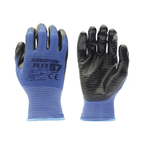 GUANTE FLEX 57 PALMA NITRILO RUGOSO RESISTOR