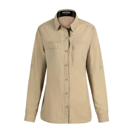 BLUSA OUTDOOR ANTIACIDA BEIGE KUMEN