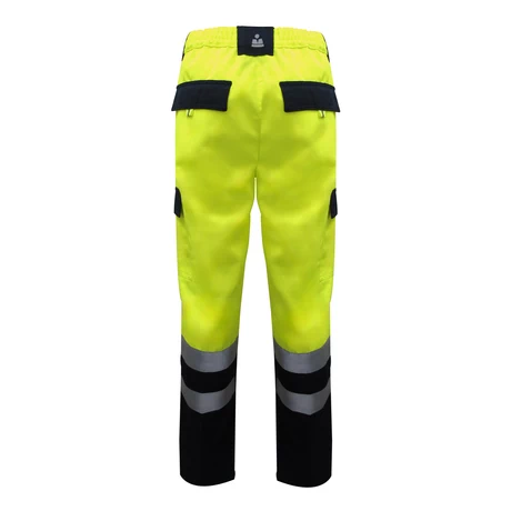 PANTALÓN CARGO ALTA VISIBILIDAD BICOLOR AMARILLO KUMEN