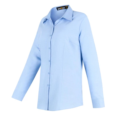 BLUSA OXFORD CELESTE KUMEN