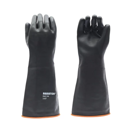 GUANTE GOMA BICOLOR 14' ISP RESISTOR