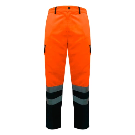 PANTALÓN CARGO ALTA VISIBILIDAD BICOLOR NARANJO KUMEN