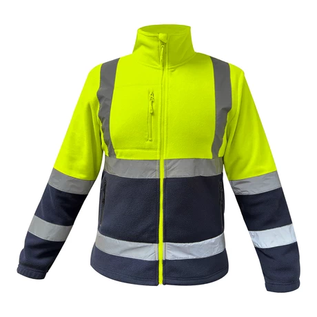 POLERON MICROPOLAR BICOLOR AMARILLO/AZUL KUMEN