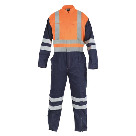 BUZO CANVAS 360 BICOLOR NARANJO / AZUL KUMEN