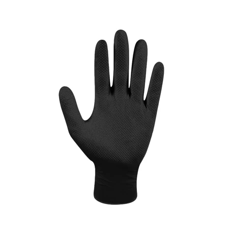 GUANTE NITRILO DESECHABLE NEGRO RESISTOR