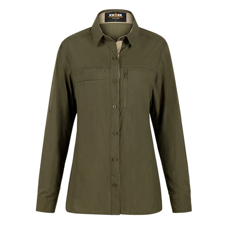 BLUSA OUTDOOR VERDE OLIVA KUMEN