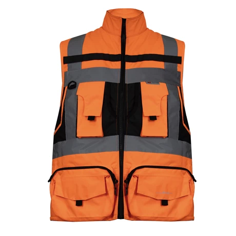 CHALECO GEOLOGO MINERO ANTIÁCIDO NARANJO