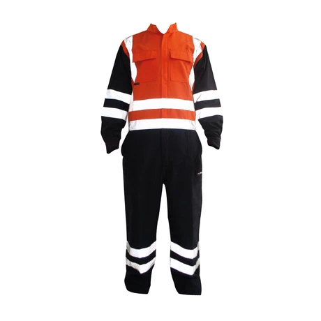 BUZO NOMAX AC ANTIACIDO BICOLOR NARANJO/AZUL KUMEN