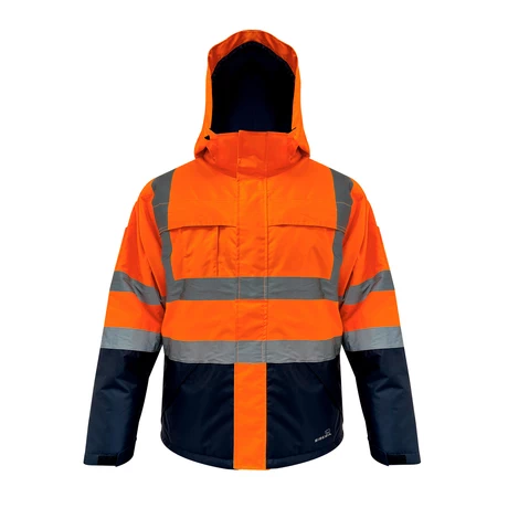 PARKA NEBRASKA BICOLOR AZUL-NARANJO ISP SIBERIA