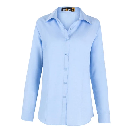 BLUSA OXFORD CELESTE KUMEN
