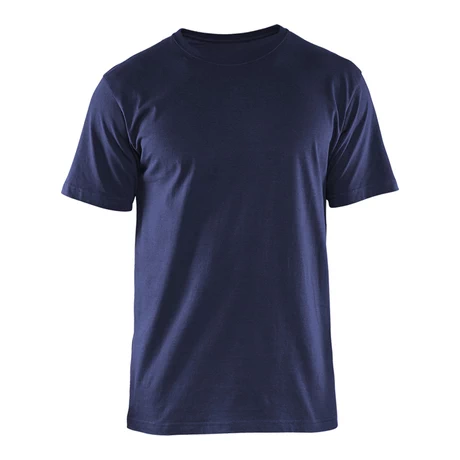 POLERA CUELLO REDONDO MANGA CORTA AZUL KUMEN