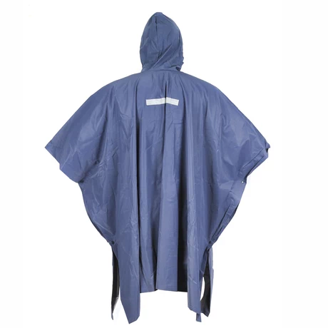 PONCHO SEALTOP PVC AZUL CON CINTA REFLECTANTE SIBERIA