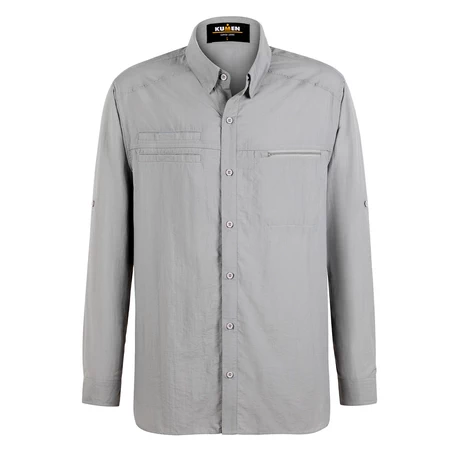 CAMISA OUTDOOR LODGE GRIS KUMEN