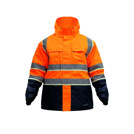 PARKA NEBRASKA S30 BICOLOR AZUL-NARANJO SIBERIA