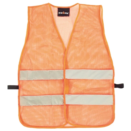 CHALECO MALLA CON CINTA REFLECTANTE NARANJO KUMEN