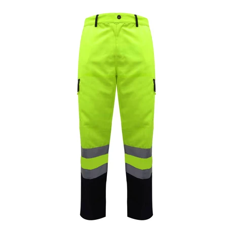 PANTALÓN CARGO ALTA VISIBILIDAD BICOLOR AMARILLO KUMEN
