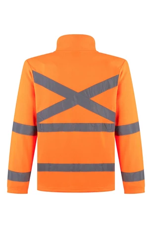 POLERÓN MICROPOLAR FLUOR CINTA REFLECTANTE NARANJO KUMEN