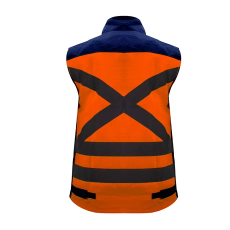 CHALECO PREMIER NARANJO-AZUL KUMEN