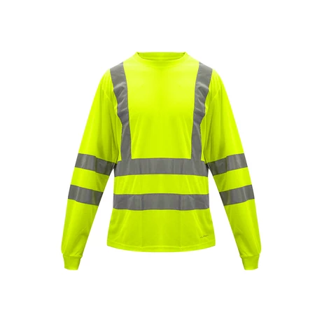 POLERA COOLDRY CUELLO REDONDO HI VIS AMARILLO KUMEN