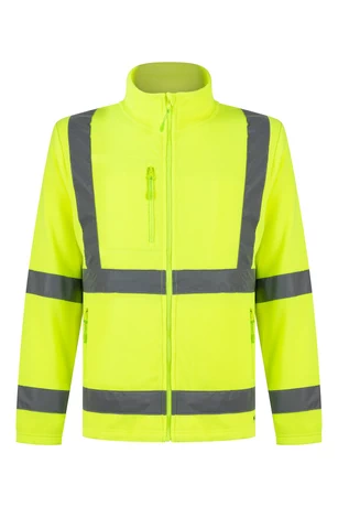 POLERÓN MICROPOLAR FLUOR CINTA REFLECTANTE AMARILLO