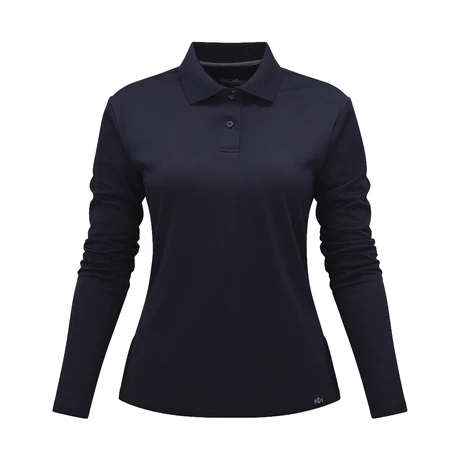 POLERA WAFFLE MUJER MANGA LARGA AZUL KUMEN