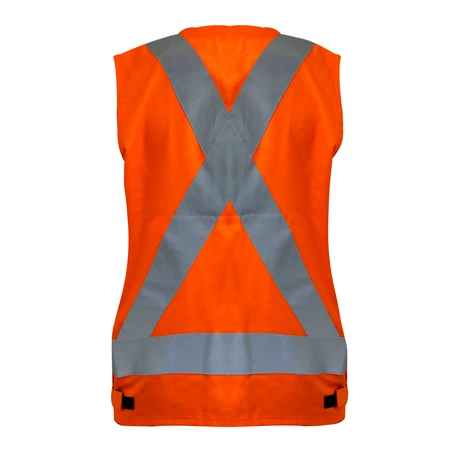 CHALECO MUJER IGNIFUGO FR200 NOMAX NARANJO