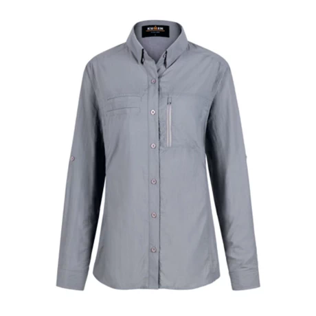 BLUSA OUTDOOR ANTIACIDA GRIS KUMEN