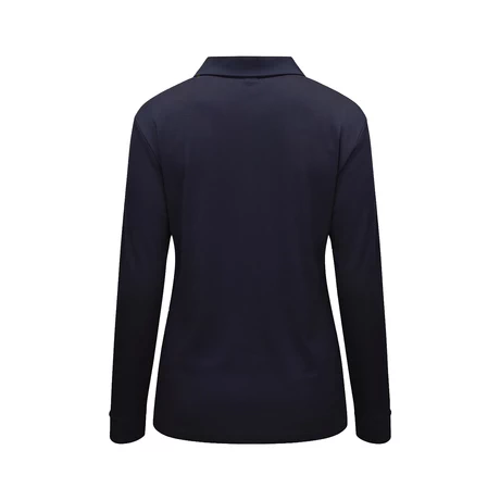 POLERA WAFFLE MUJER MANGA LARGA AZUL KUMEN