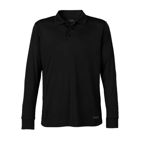 POLERA PIQUE COOLDRY NEGRA KUMEN