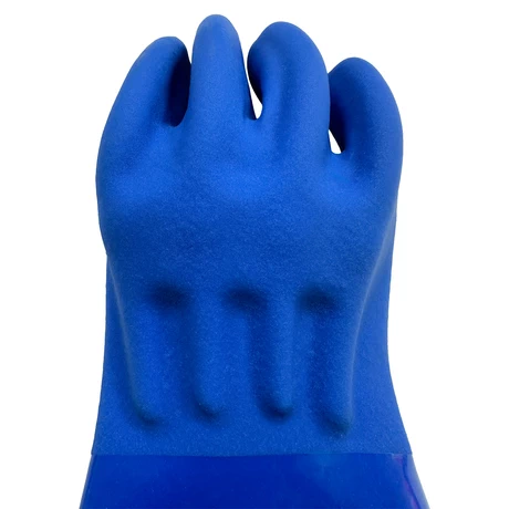 GUANTE KRON CHEM IMPACT PVC AZUL ISP RESISTOR
