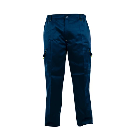 PANTALON CARGO GABARDINA AZUL LAND KUMEN